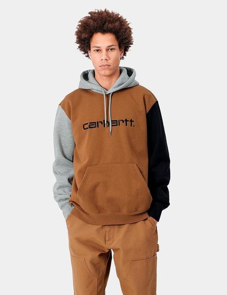 Sudadera Capucha CARHARTT TRICOL - Brown