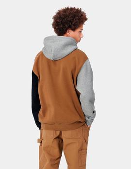 Sudadera Capucha CARHARTT TRICOL - Hamilton Brown