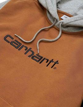 Sudadera Capucha CARHARTT TRICOL - Hamilton Brown
