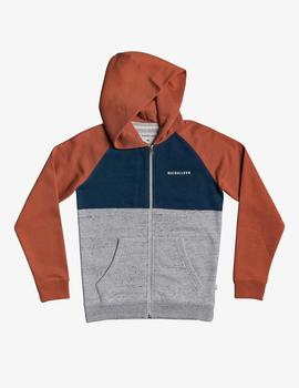Sudadera Quiksilver (JUNIOR) EASY DAY Z SCREEN - Gris/Teja