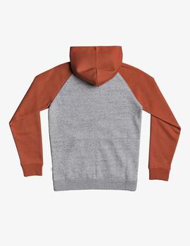 Sudadera Quiksilver (JUNIOR) EASY DAY Z SCREEN - Gris/Teja