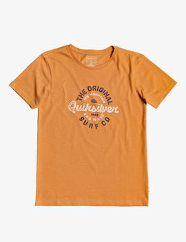 Camiseta Quiksilver (JUNIOR) MOTOR EMPTI  - Apricot