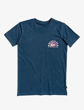 Camiseta Quiksilver (JUNIOR) MAGIC TIDE  - Azul