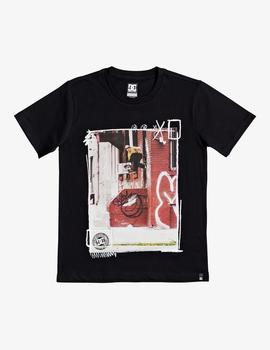 Camiseta DC (JUNIOR) FUNK FOOTPLANT - Negro