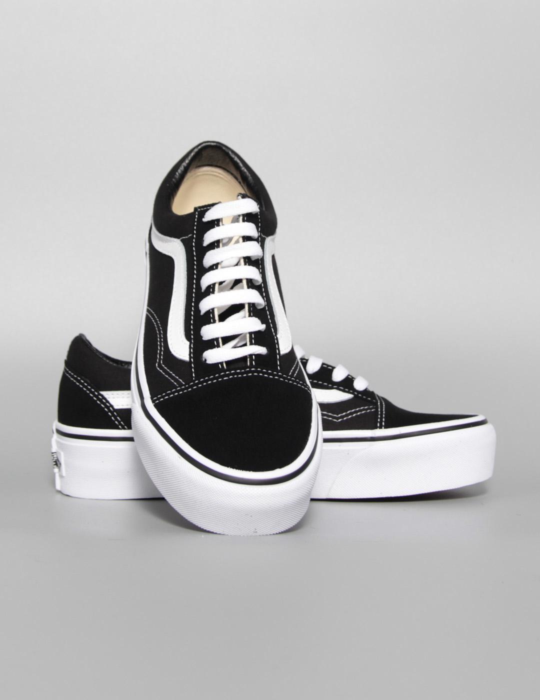 Zapatillas Old Skool Platform - Black/White