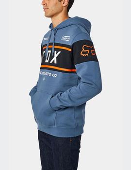 Sudadera Capucha FOX OFFICIAL - Azul Acero