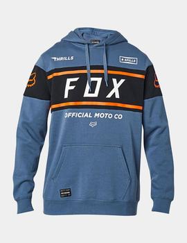 Sudadera Capucha FOX OFFICIAL - Azul Acero