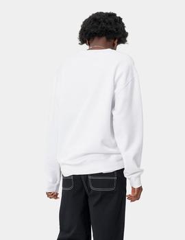 Sudadera W CARHARTT SWEAT - Blanco/Negro