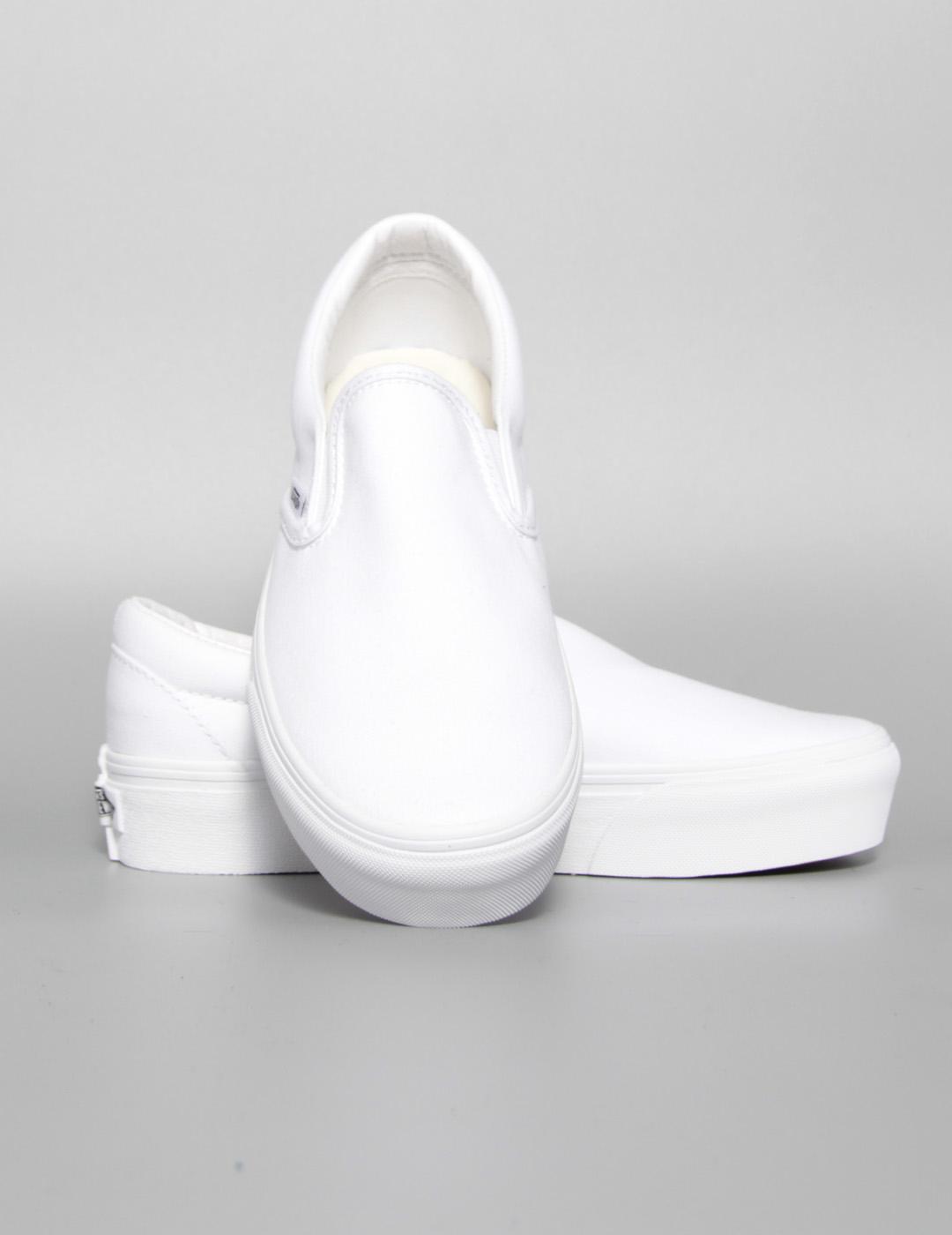 Zapatillas Classic Slip-On Platform - True White