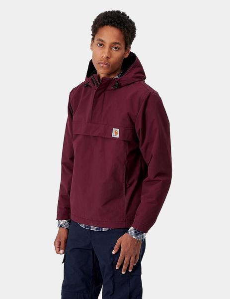 Línea de metal Sangrar Desviación Canguro Carhartt NIMBUS PULLOVER - Granate