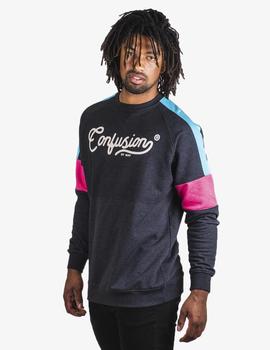 Sudadera Confusion Crew BUMBA - Negro Logo