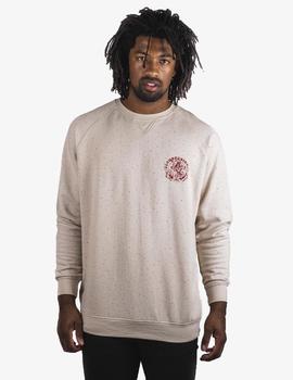 SUDADERA CONFUSION CREW SHIVA - BEIGE