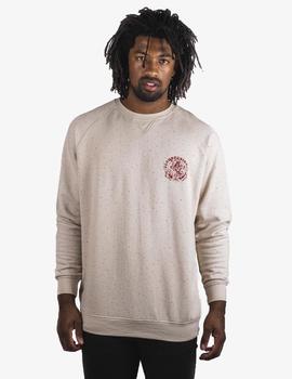 SUDADERA CONFUSION CREW SHIVA - BEIGE