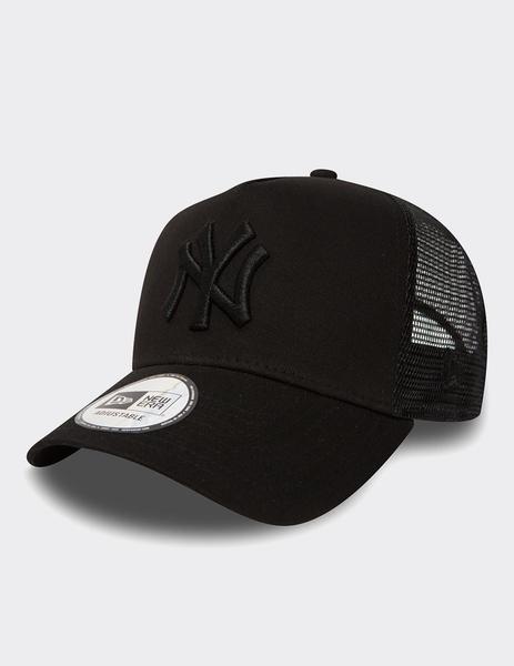 pensión Combatiente Humanista Gorra New Era NY CLEAN TRUCKER - Black/Black