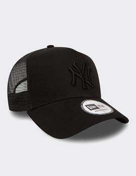 Gorra NEW ERA NY CLEAN TRUCKER - Black/Black