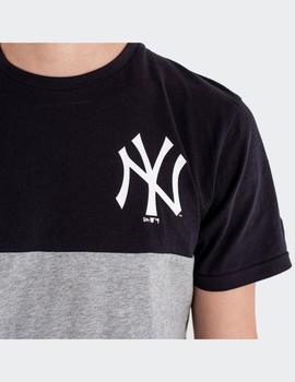 Camiseta New Era COLORBLOCK NY YANKEES - Marino/Gris