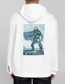 Sudadera Capucha STAR WARS WARRIOR - Off White