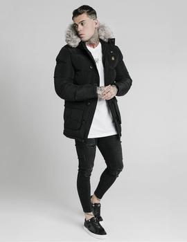 Cazadora SikSilk RIP STTOP PUFF PARKA - Black