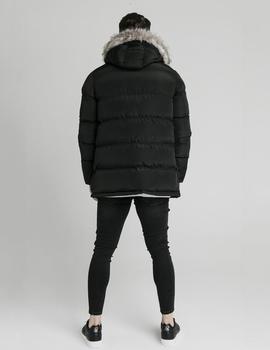 Cazadora SikSilk RIP STTOP PUFF PARKA - Black