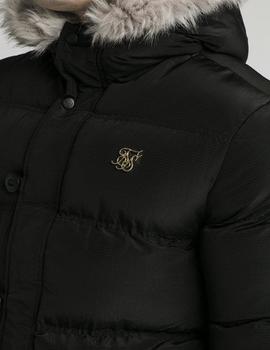 Cazadora SikSilk RIP STTOP PUFF PARKA - Black