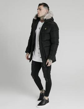 Cazadora SikSilk RIP STTOP PUFF PARKA - Black