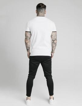 Camiseta SikSilk DELUXE STRAIGHT - White