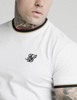 Camiseta SikSilk DELUXE STRAIGHT - White