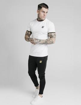 Camiseta SikSilk DELUXE STRAIGHT - White