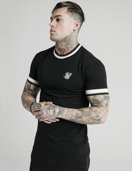 Camiseta SikSilk DELUXE STRAIGHT - Black