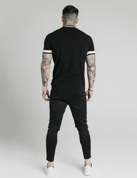 Camiseta SikSilk DELUXE STRAIGHT - Black