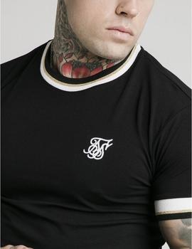 Camiseta SikSilk DELUXE STRAIGHT - Black