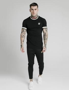 Camiseta SikSilk DELUXE STRAIGHT - Black