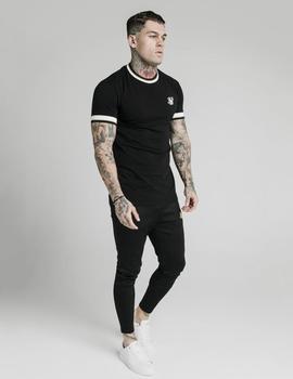 Camiseta SikSilk DELUXE STRAIGHT - Black