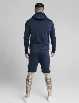 Sudadera SikSilk CAPUCHA RETRO TAPE - Navy