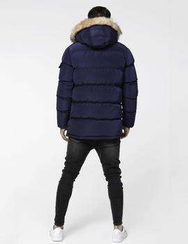 Cazadora SikSilk SHINY PUFF PARKA  - Navy