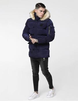 Cazadora SikSilk SHINY PUFF PARKA  - Navy