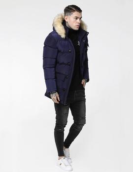 Cazadora SikSilk SHINY PUFF PARKA  - Navy