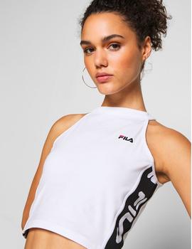 Camiseta TAMA - cropped top bright white