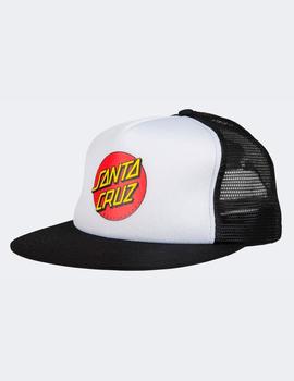 Gorra SANTA CRUZ CLASSIC DOT MESH - White Black