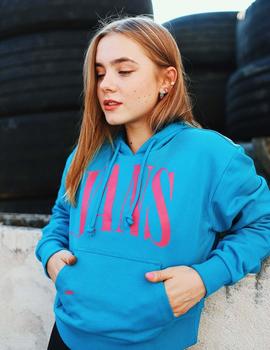 Sudadera Capucha Vans KAYE CROP - Azul