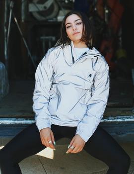 Canguro Carhartt W NIMBUS PULLOVER - Gris Reflectante