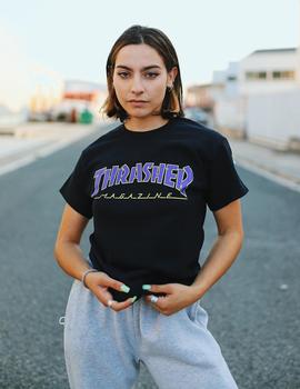 Camiseta OUTLINED - Black/Purple
