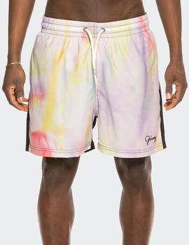 Bañador Grimey LAUGHING BOY TIE DYE - WHITE