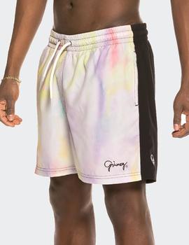 Bañador Grimey LAUGHING BOY TIE DYE - WHITE