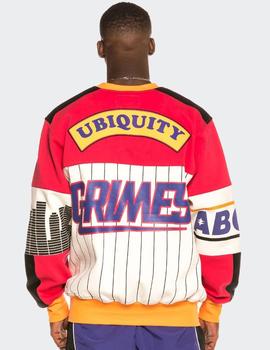 Sudadera Crew Grimey UBIQUITY - Red