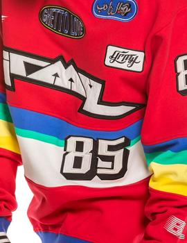 Sudadera Crew Grimey ARCH RIVAL - Red