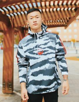 Sudadera Capucha Adidas ZEBRA AOP - Blanco