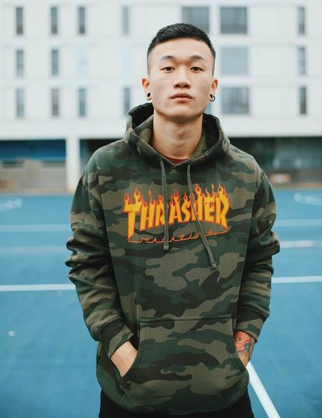 Sudadera FLAME LOGO - Camo