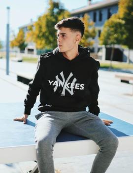 Sudadera Capucha LOGO NY YANKEES - Negro