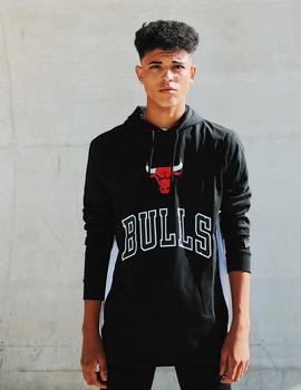 Sudadera CONTRAST PANEL CHI BULLS - Negro